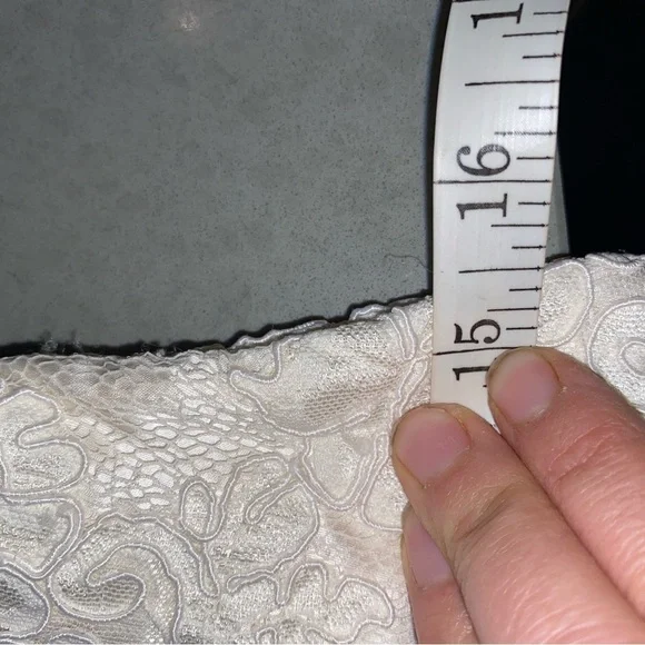 Belsoie Vintage cream Lace & Bows Red burgundy Velvet maxi Dress Gunne sax - Picture 10 of 16